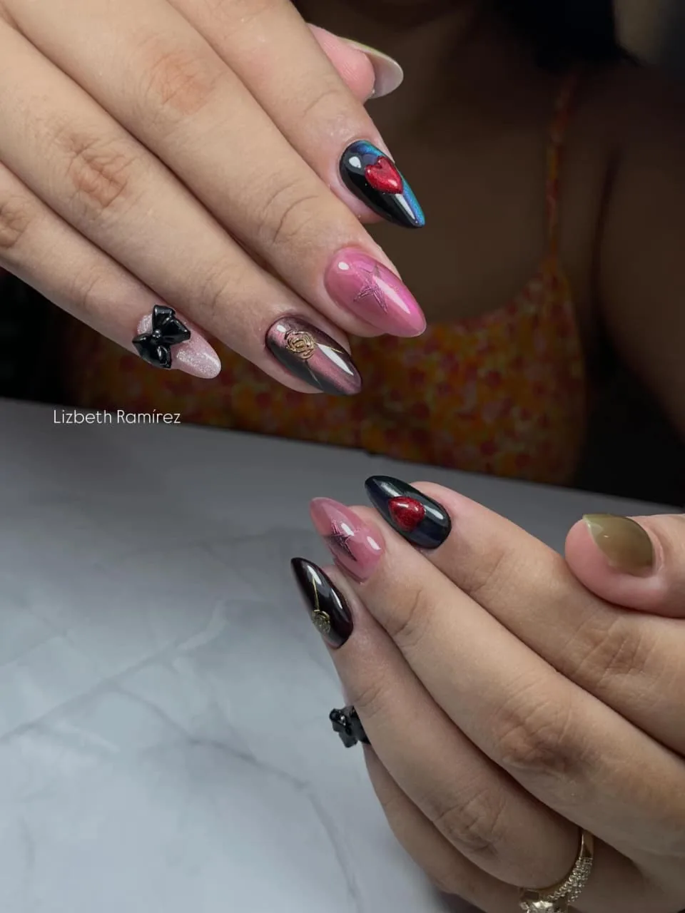 Diseño de uñas realizado en Estética Rachelle en Misantla, muestra 16