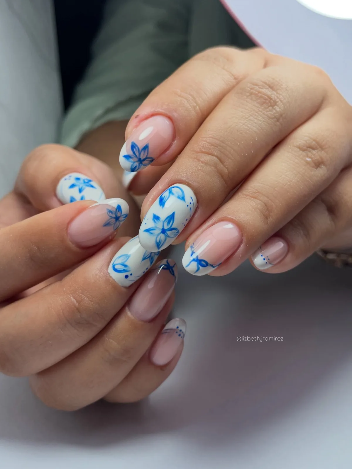 Diseño de uñas realizado en Estética Rachelle en Misantla